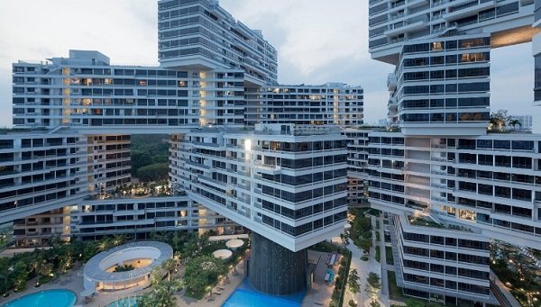 Tổ hợp nhà ở Interlace, Singapore, được nhận giải thưởng tại Liên hoan Kiến trúc thế giới 2015.