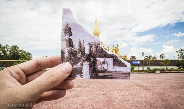 Chùa That Luang tại Vientian, được xây dựng từ năm 1566.
